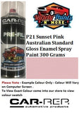 P21 Sunset Pink Australian Standard Gloss Enamel Spray Paint 300 Grams