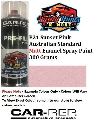 P21 Sunset Pink Australian Standard MATT Enamel Spray Paint 300 Grams