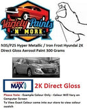 P2S Hyper Metallic / Iron Frost Hyundai Direct Gloss 2K Aerosol Paint 300 Grams