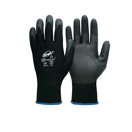 Ninja HPT GripX Medium Foam PVC HPT Coat Safety Gloves