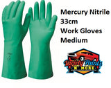 Mercury Nitrile 33cm Work Gloves Medium 1 Pair Variety Paints N More 