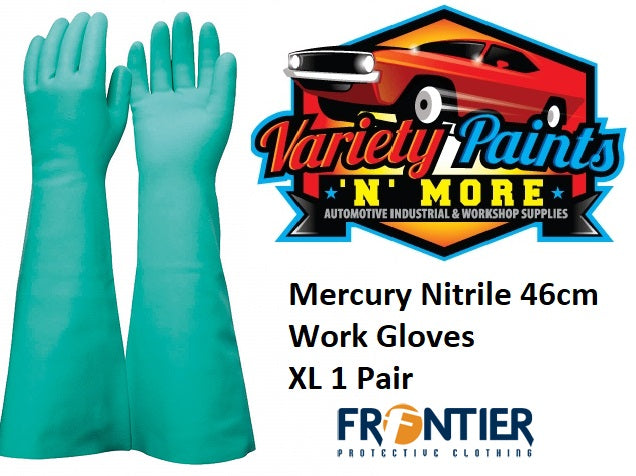 Mercury Nitrile 46cm Work Gloves XL 1 Pair