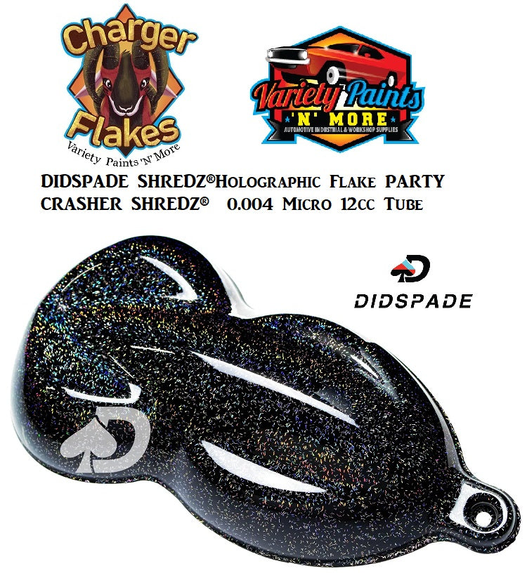 DIDSPADE SHREDZ®Holographic Flake PARTY CRASHER SHREDZ®  0.004 Micro 12cc Tube