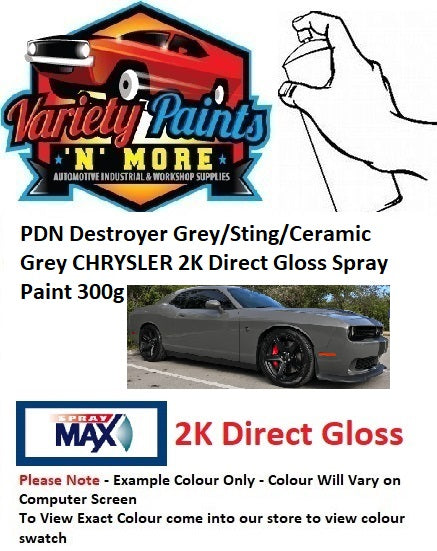 PDN Destroyer Grey/Sting/Ceramic Grey CHRYSLER 2K Direct Gloss Spray Paint 300g