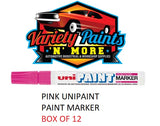 Unipaint PINK Paint Marker Pen 2.2-2.8 mm Tip PX20PI  PACK OF 12