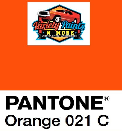 PMS021 PANTONE® Very Bright Orange 2K 1 litre PART A 4:1