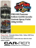 PMS108 Pantone Yellow GLOSS Acrylic Custom Spray Paint 300g S1502