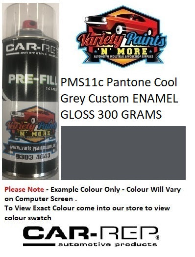 PMS11c Pantone Cool Grey Custom ENAMEL GLOSS 300 GRAMS