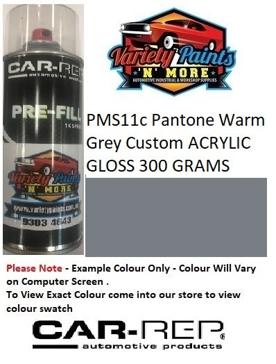 PMS11c Pantone Warm Grey Custom ACRYLIC GLOSS 300 GRAMS