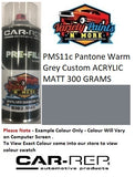 PMS11c Pantone Warm Grey Custom ACRYLIC MATT 300 GRAMS 