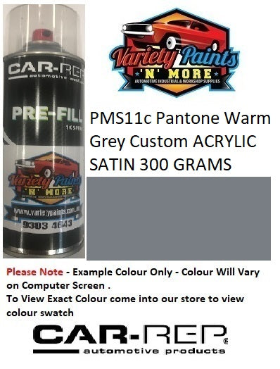 PMS11c PANTONE® Warm Grey Custom ACRYLIC SATIN 300 GRAMS