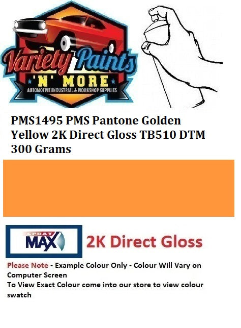 PMS1495 PANTONE® Golden Yellow 2K Direct Gloss TB510 DTM 300 Grams