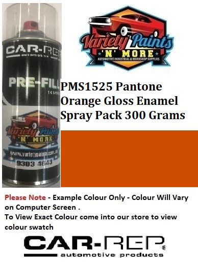 PMS1525 PANTONE® Orange Gloss Enamel Spray Pack 300 Grams