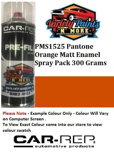 PMS1525 PANTONE® Orange MATT Enamel Spray Pack 300 Grams