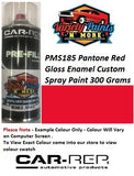 PMS185 Pantone Red Gloss Enamel Custom Spray Paint 300 Grams