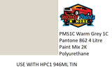 PMS1C Warm Grey 1C Pantone 862 4 Litre Paint Mix 2K Polyurethane