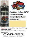 PMS2001 Yellow SATIN Enamel Pantone Custom Spray Paint 300 GRAMS