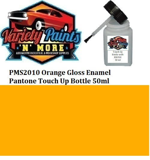 PMS2010 Orange Gloss Enamel Pantone Touch Up Bottle 50ml
