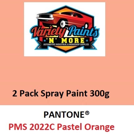 PMS2022C Pantone Orange SATIN (PMS) 2K Spray Paint 300 Grams