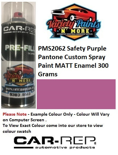 PMS2062 Safety Purple Pantone Custom Spray Paint MATT Enamel 300 Grams
