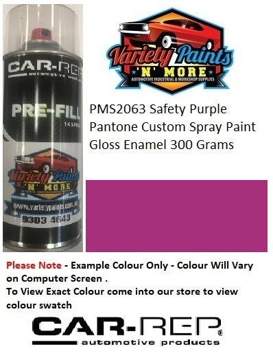 PMS2063 Safety Purple Pantone Custom Spray Paint Gloss Enamel 300 Grams