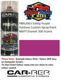 PMS2063 Safety Purple Pantone Custom Spray Paint MATT Enamel 300 Grams 