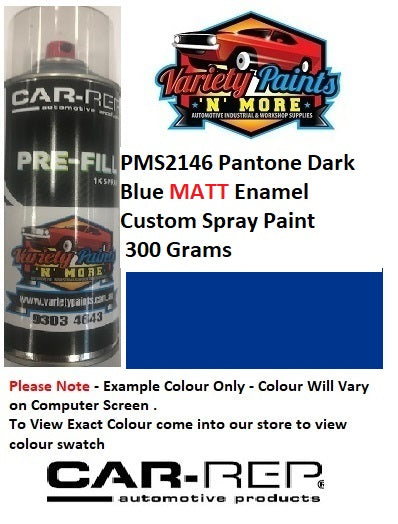PMS2146 Pantone Dark Blue MATT Enamel Custom Spray Paint 300 Grams