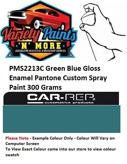 PMS2213C Green Blue Gloss Enamel Pantone Custom Spray Paint 300 Grams