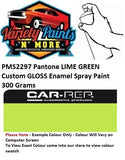 PMS2297 Pantone Lime Green Custom GLOSS Enamel Spray Paint 300 Grams 18S1841