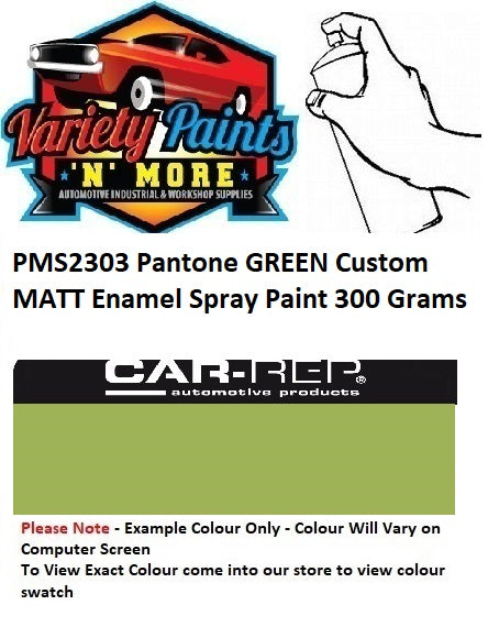 PMS2303 Pantone Green Custom MATT Enamel Spray Paint 300 Grams