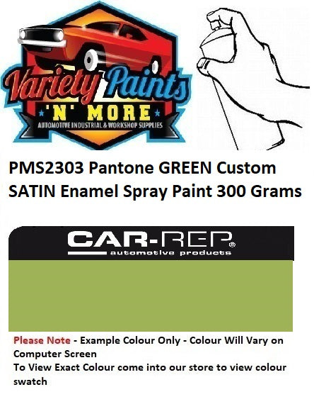 PMS2303 Pantone Green Custom GLOSS Enamel Spray Paint 300 Grams
