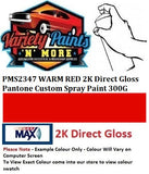PMS2347 WARM RED 2K Direct Gloss Pantone Custom Spray Paint 300G