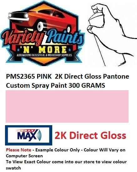 PMS2365 Pantone® PINK  2K Direct Gloss Pantone Custom Spray Paint 300 GRAMS