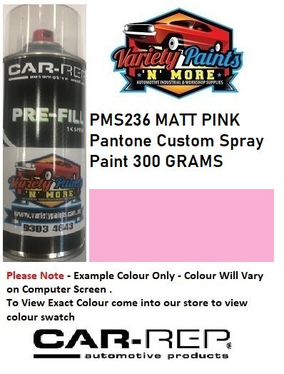 PMS2365 MATT PINK Pantone Custom Spray Paint 300 GRAMS