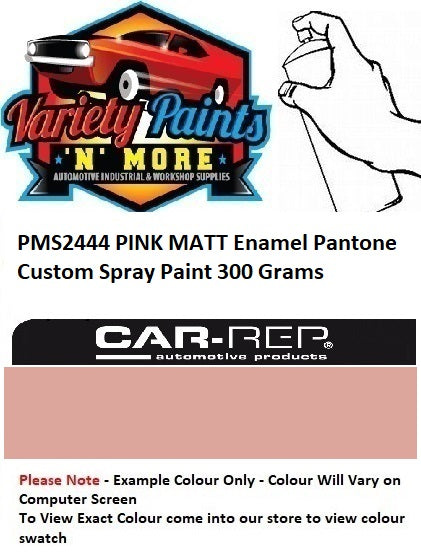 PMS2444 Pantone® PINK MATT Enamel  Custom Spray Paint 300 Grams (R51)