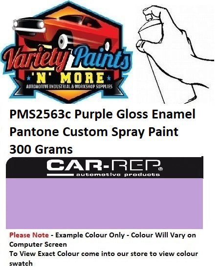 PMS2563c Purple Gloss Enamel Pantone Custom Spray Paint 300 Grams