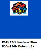 PMS2728 Blue Pantone 2K Debeers 500ml