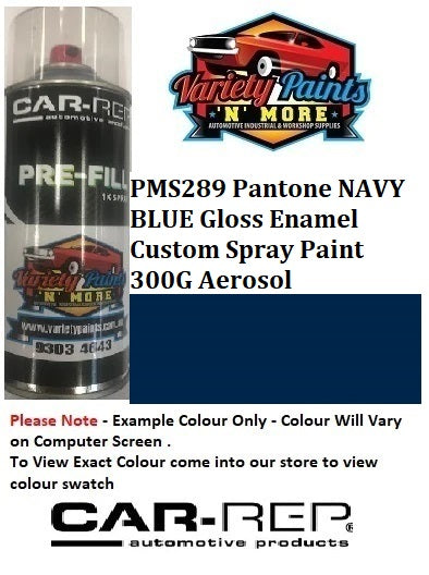 PMS289 Pantone NAVY BLUE Gloss Enamel Custom Spray Paint 300G Aerosol