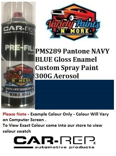 PMS289 Pantone® NAVY BLUE Gloss Enamel Custom Spray Paint 300G Aerosol