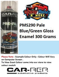 PMS290 Pale Blue Gloss Enamel Pantone Custom Spray Paint 300 Grams ** NOTES 