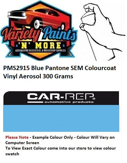 PMS2915 Blue Pantone SEM Colourcoat Vinyl Aerosol 300 Grams