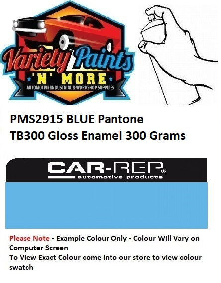 PMS2915 Pantone® Blue   Custom Spray Paint Enamel Direct Gloss Spray Can 300 Grams