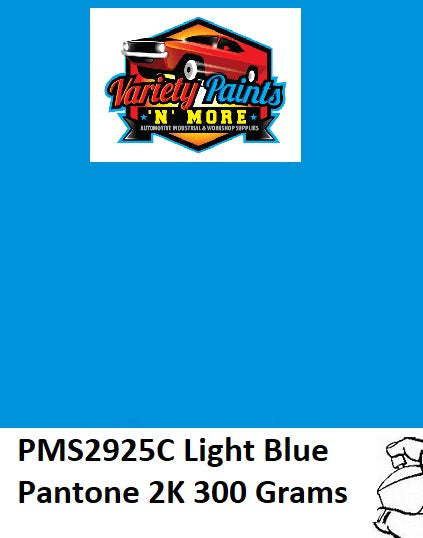 PMS2925 Pantone® Light Blue 2K Direct Gloss Custom Spray Paint 300 Grams