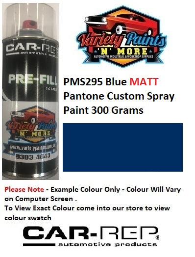 PMS295 Blue MATT Enamel Pantone Custom Spray Paint 300 Grams