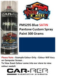 PMS295 Blue SATIN ENAMEL Pantone Custom Spray Paint 300 Grams