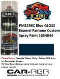 PMS296C Blue Gloss Enamel Pantone Custom Spray Paint 18S4044