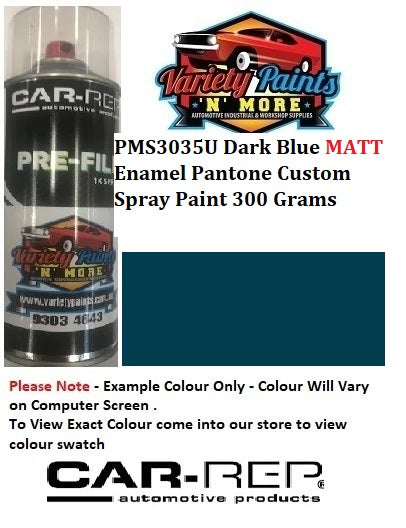 PMS3035U Pantone® Dark Blue MATT Enamel   Custom Spray Paint 300 Grams