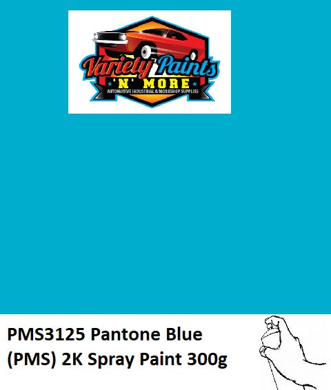 PMS3125 Pantone Blue (PMS) 2K Spray Paint 300 Grams