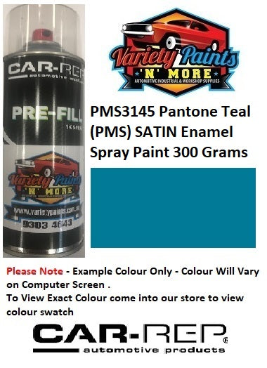 PMS3145 Pantone Teal  (PMS) SATIN Enamel Spray Paint 300 Grams
