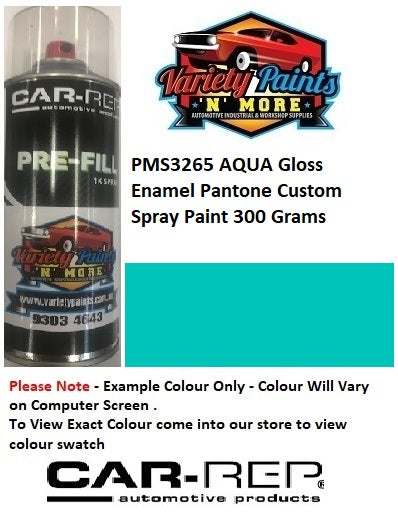 PMS3265 AQUA Gloss Enamel Pantone Custom Spray Paint 300 Grams